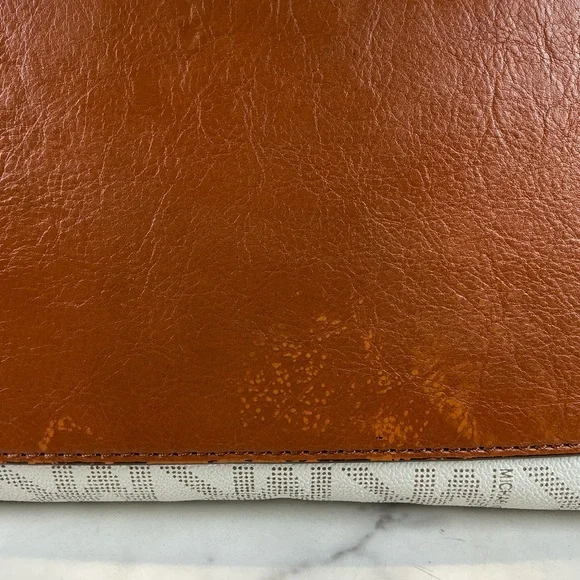 MICHAEL KORS SELMA LARGE SELMA VANILLA TAN‎ SATCHEL SHOULDER BAG - Picture 14 of 14